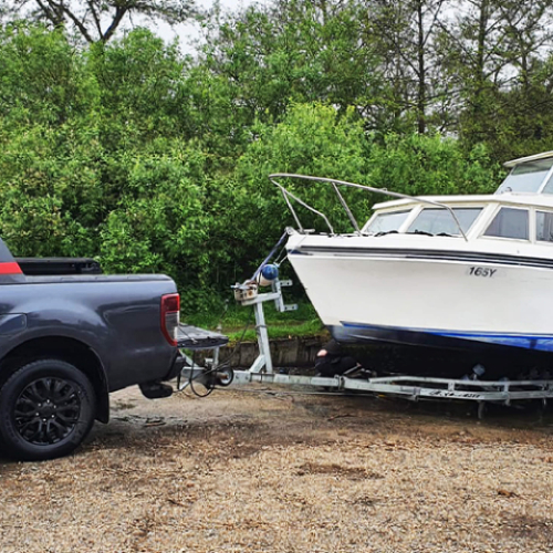 Boat on a trailer Boat Moving In Yorkshire